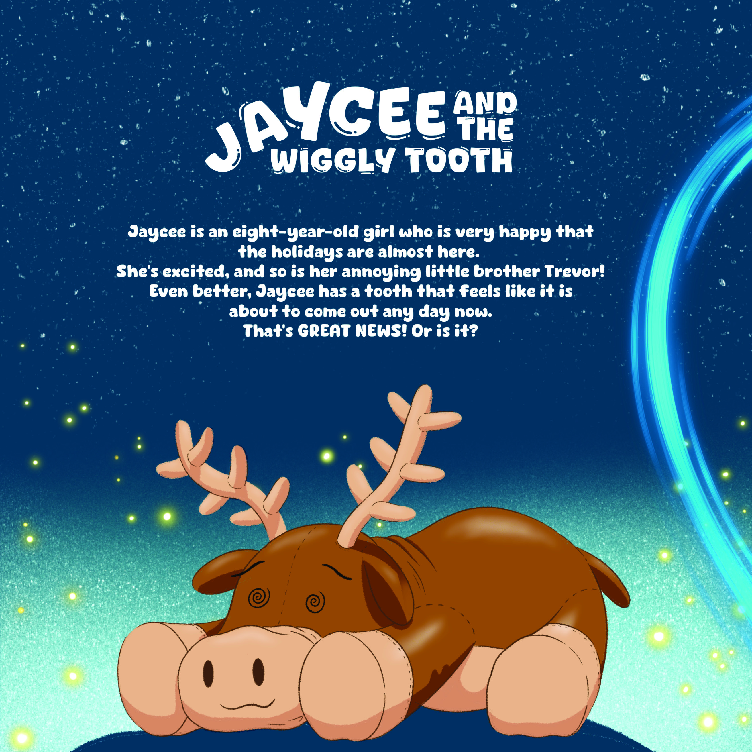 Back Book Cover for Jaycee And The Wiggly Tooth